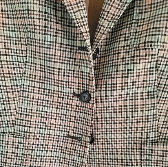 Vintage Talbots Tweed Blazer Size 6 - Picture 4 of 9